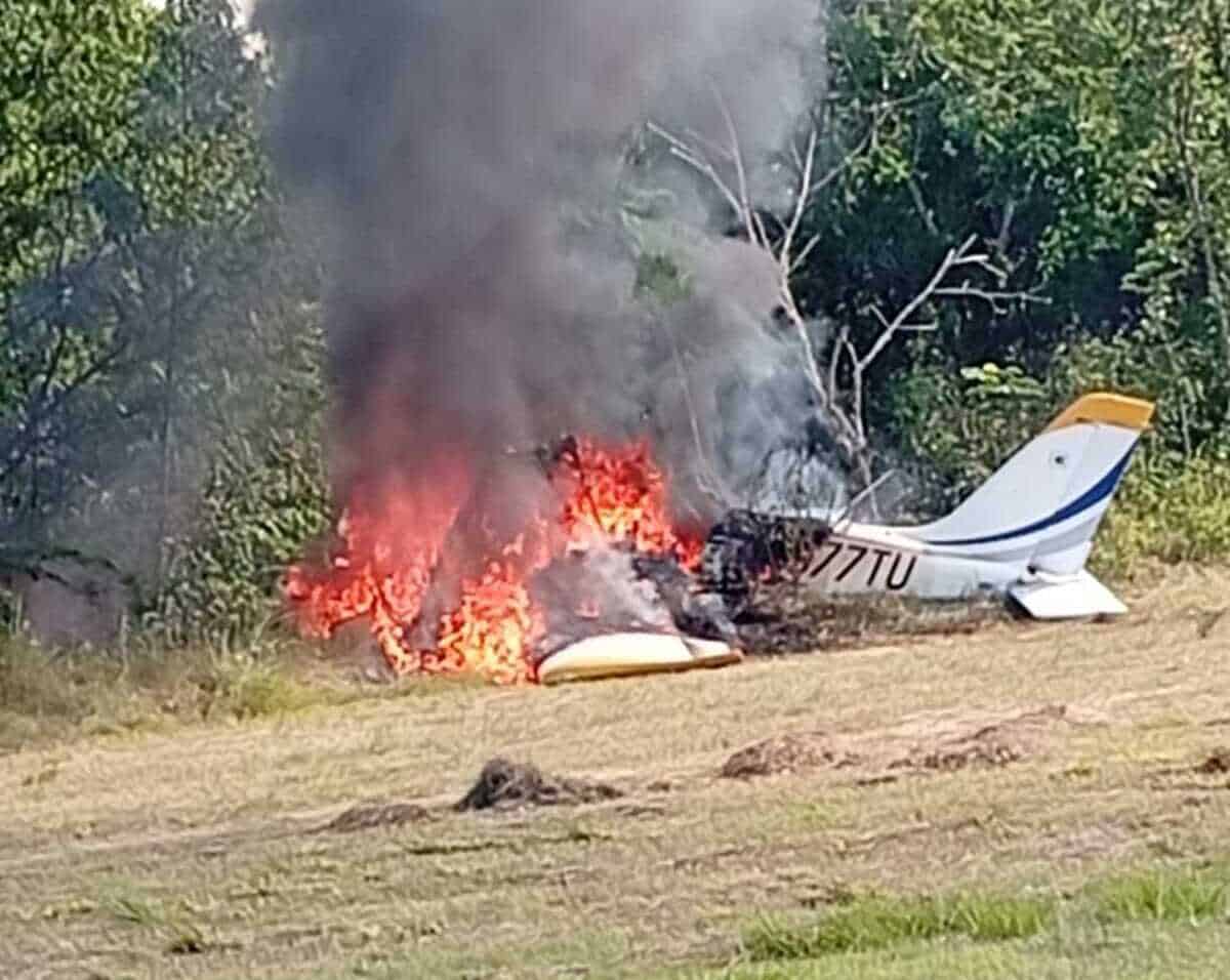 Imagen para: Avioneta se estrella en la pista de Dajabón: dos heridos leves y la determinación del FARD