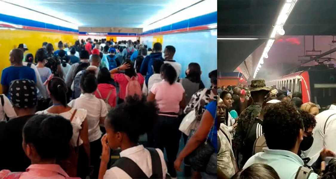 El falló del Metro de Santo Domingo este lunes ¿Que paso? 